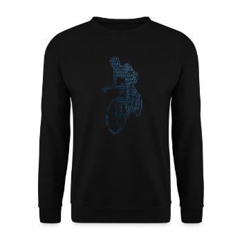 Cyclisme sur route Vélo de route Vélo de route Vélo de route Vélo de route - Sweat-shirt Unisexe - noir - Devant - Alina (178cm) & Michal (187cm)