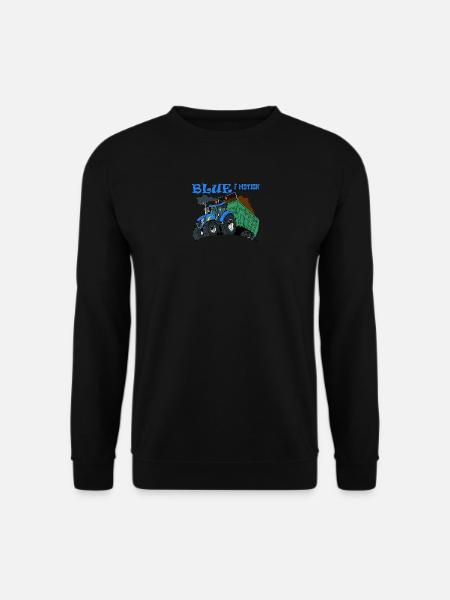 blau i Bewegung - Unisex Pullover - Schwarz