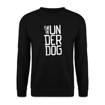 Fear the Unformer Dog Graphic T-Shirt - Unisex Sweatshirt - black - Front - Alina (178cm) & Michal (187cm)