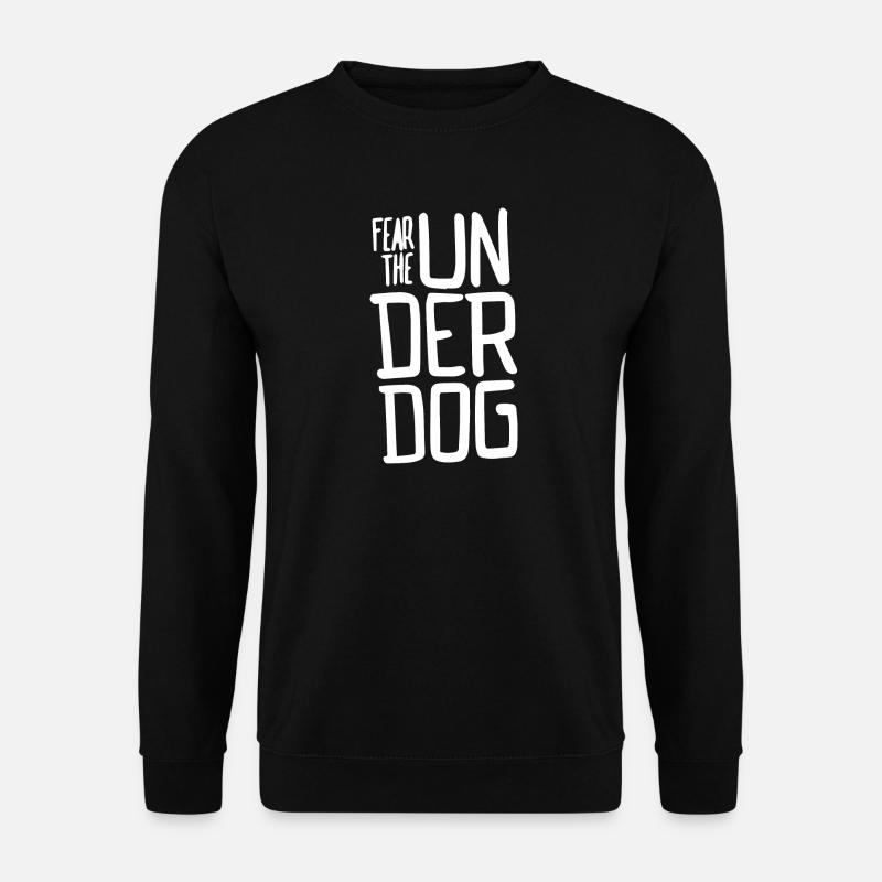 Fürchte dich vor dem unformer Hund Grafik T-Shirt - Unisex Pullover - Schwarz