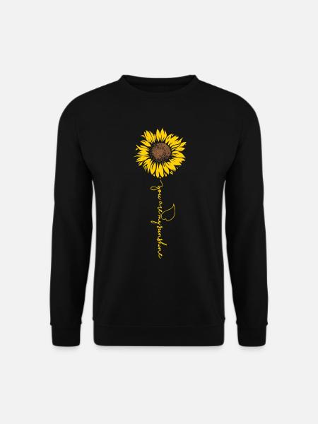 Sonnenblume - You are my sunshine - Unisex Pullover - Schwarz