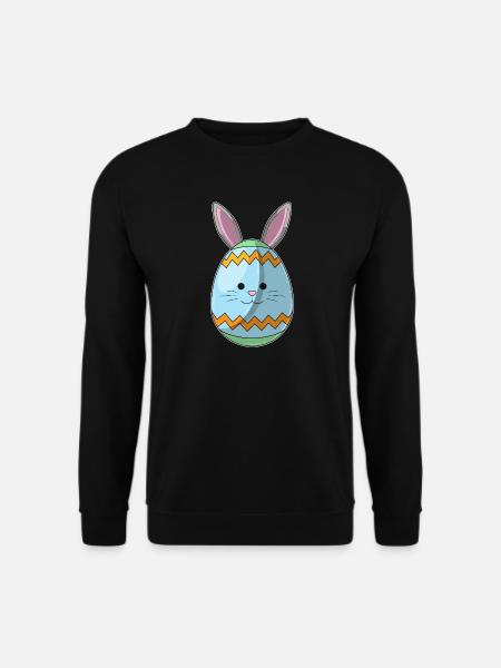 Easter Egg Easter Bunny Ears - Unisex Sweatshirt - black
