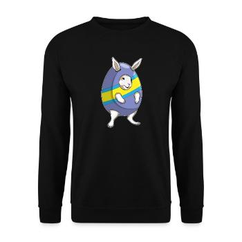 Bunny Easter Costume - Unisex Sweatshirt - black - Front - Alina (178cm) & Michal (187cm)