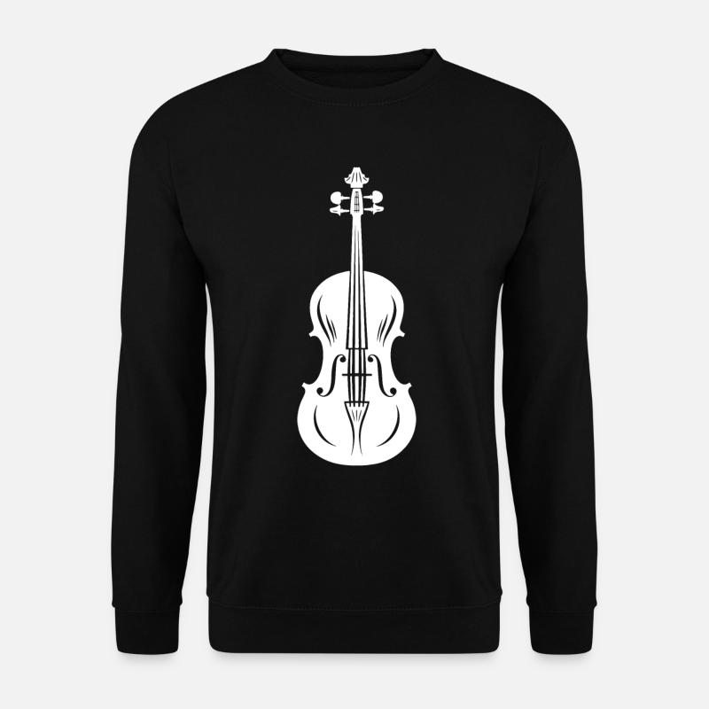 Violin Drawing - Unisex Sweatshirt - black