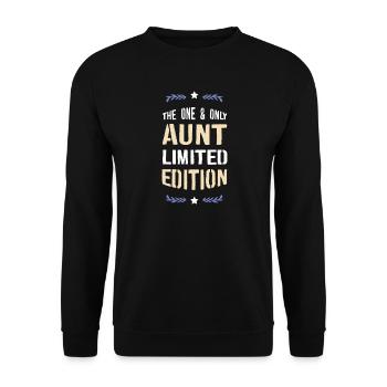 Tante Édition Limitée - Sweat-shirt Unisexe - noir - Devant - Alina (178cm) & Michal (187cm)