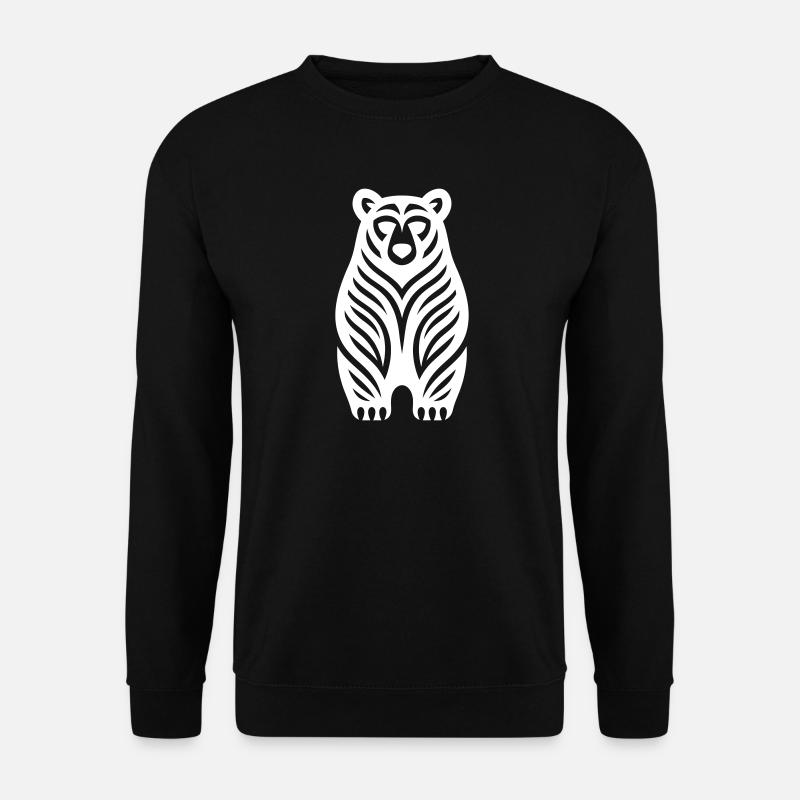 Just a White Bear #4 | N-imal_Wears - Unisex Pullover - Schwarz