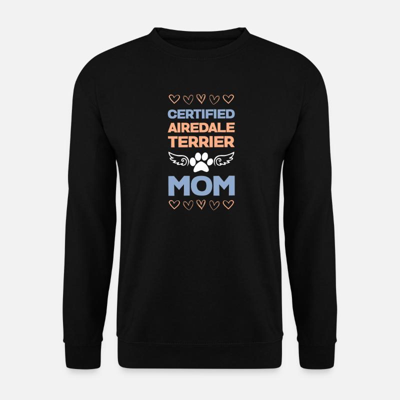 Airedale Terrier Mama - Unisex Pullover - Schwarz