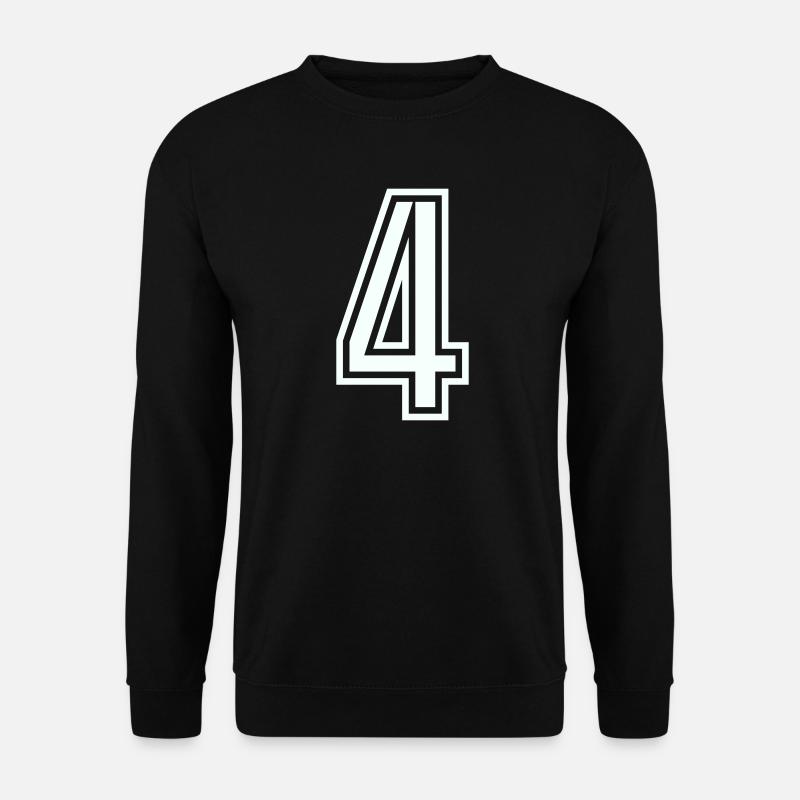 4 - Unisex Pullover - Schwarz