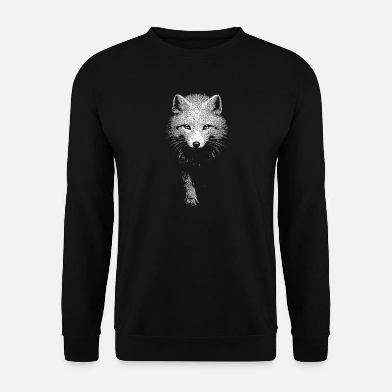 Arctic fox - Unisex Sweatshirt - black