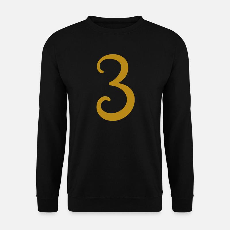 3 - Unisex Pullover - Schwarz