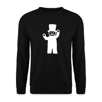 Schornsteinfeger  - Unisex Pullover - Schwarz - Vorne - Alina (178cm) & Michal (187cm)