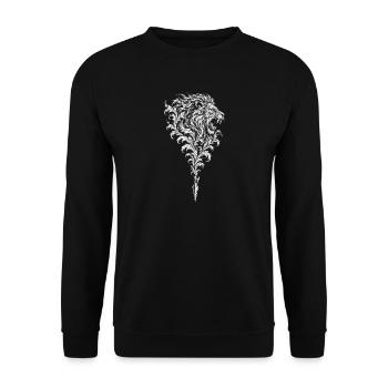 Der römische Reiter - Unisex Pullover - Schwarz - Vorne - Alina (178cm) & Michal (187cm)