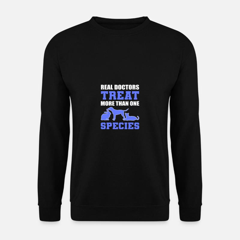 Real doctors veterinarian poison - Unisex Sweatshirt - black