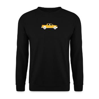 Pick-up - Unisex Pullover - Schwarz - Vorne - Alina (178cm) & Michal (187cm)