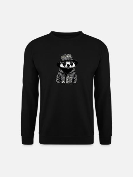 Dachs Bucket-Hat - Unisex Pullover - Schwarz