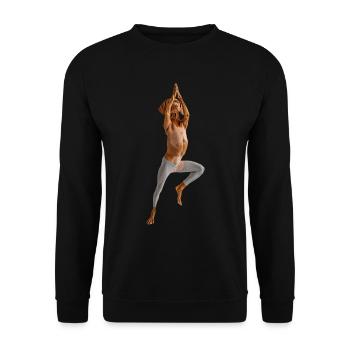 Vizsla - Unisex Pullover - Schwarz - Vorne - Alina (178cm) & Michal (187cm)