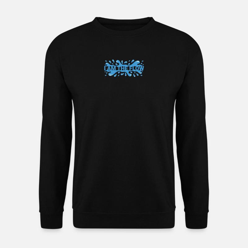 Ich bin der Fluss - Ich bin der Fluss - Unisex Pullover - Schwarz