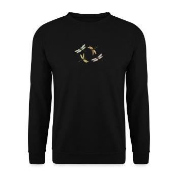 libe 6 - Unisex Pullover - Schwarz - Vorne - Alina (178cm) & Michal (187cm)