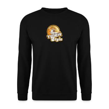 Tigre Cadeau d'anniversaire Idée de Noël T-shirt - Sweat-shirt Unisexe - noir - Devant - Alina (178cm) & Michal (187cm)