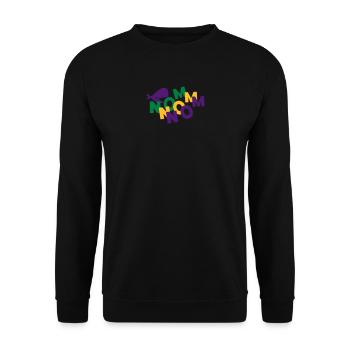 Wal Nom Nom - Unisex Pullover - Schwarz - Vorne - Alina (178cm) & Michal (187cm)