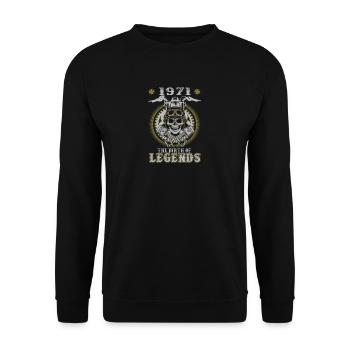 1971: The Birth Of Legends - Sweat-shirt Unisexe - noir - Devant - Alina (178cm) & Michal (187cm)