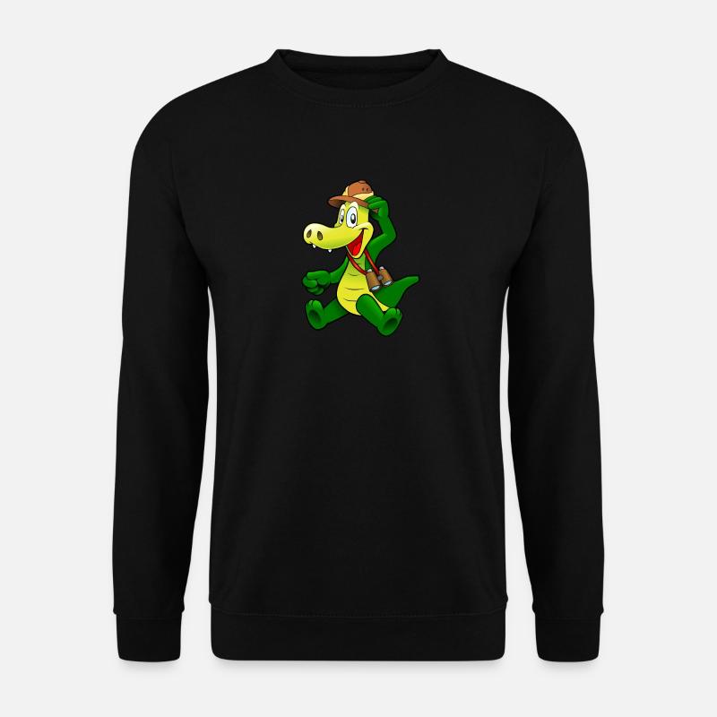 crocodile - Unisex Sweatshirt - black