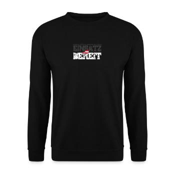 Austrian Firefighters Edition 2017 - Unisex Pullover - Schwarz - Vorne - Alina (178cm) & Michal (187cm)