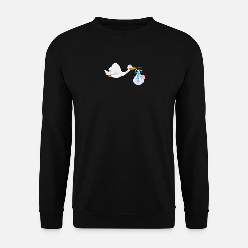 stork40 - Unisex Pullover - Schwarz