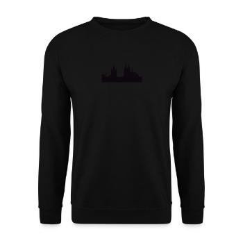 Köln - Unisex Pullover - Schwarz - Vorne - Alina (178cm) & Michal (187cm)