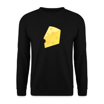 fromage - Sweat-shirt Unisexe - noir - Devant - Alina (178cm) & Michal (187cm)