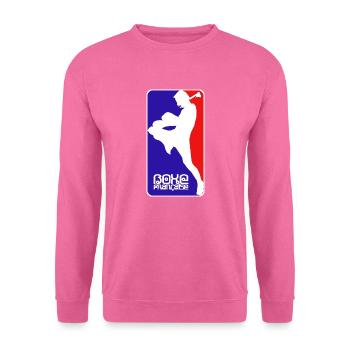 boxe française - Sweat-shirt Unisexe - rose - Devant