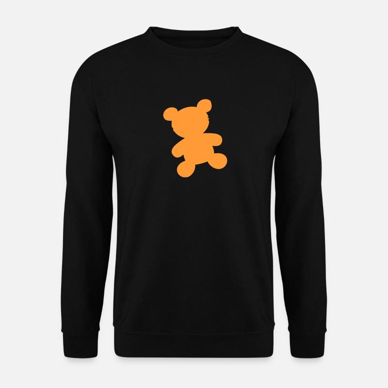 teddybaer teddy baer grizzly braunbaer schwarzbaer - Unisex Pullover - Schwarz