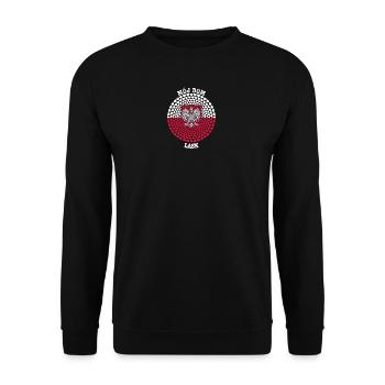 Lask - Sweat-shirt Unisexe - noir - Devant - Alina (178cm) & Michal (187cm)