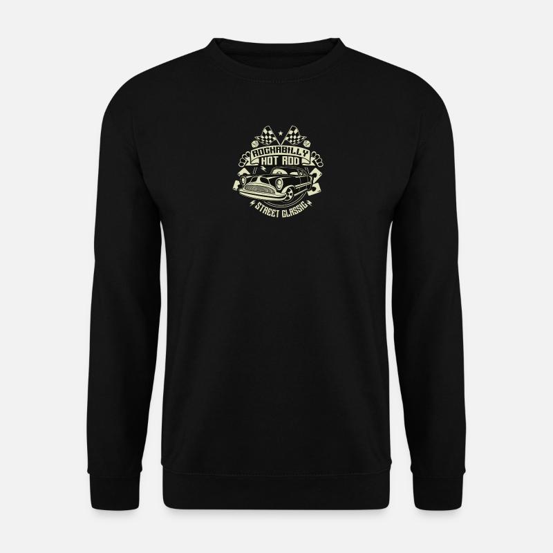 Rockabilly Hotrod - Unisex Pullover - Schwarz