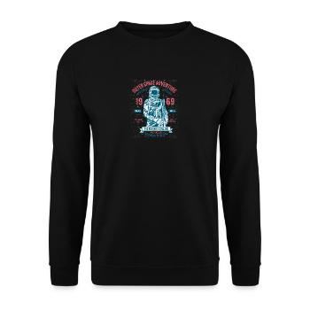 Espace extra-atmosphérique Aventure 69 - Sweat-shirt Unisexe - noir - Devant - Alina (178cm) & Michal (187cm)