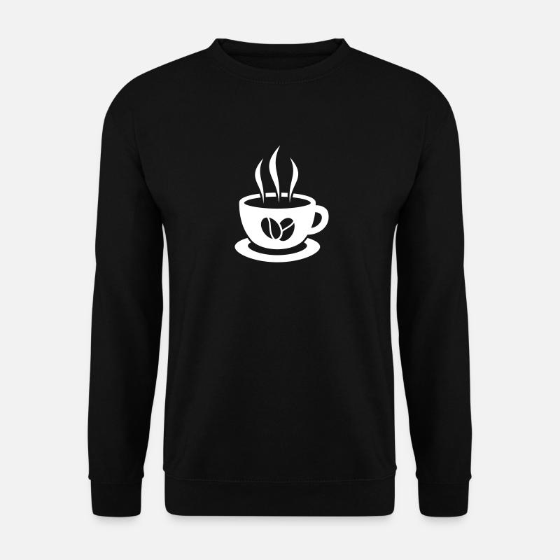Kaffee - Unisex Pullover - Schwarz