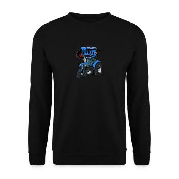 Beautiful Blue - Sweat-shirt Unisexe - noir - Devant - Alina (178cm) & Michal (187cm)