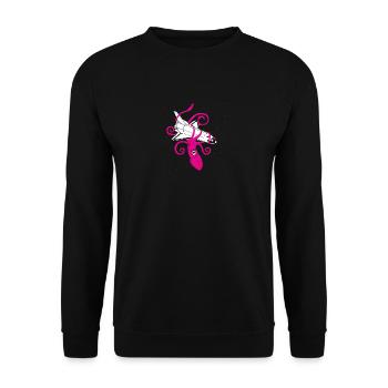 Squid vs Space Shuttle - Sweat-shirt Unisexe - noir - Devant - Alina (178cm) & Michal (187cm)