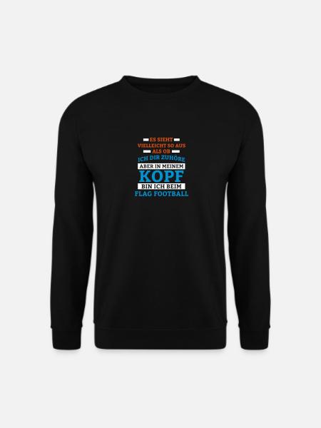 Flag Football Sportart - Unisex Pullover - Schwarz