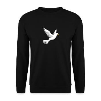 dove93 - Sweat-shirt Unisexe - noir - Devant - Alina (178cm) & Michal (187cm)