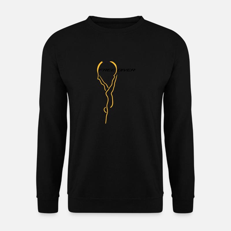 Freediver Apnoe - Unisex Pullover - Schwarz