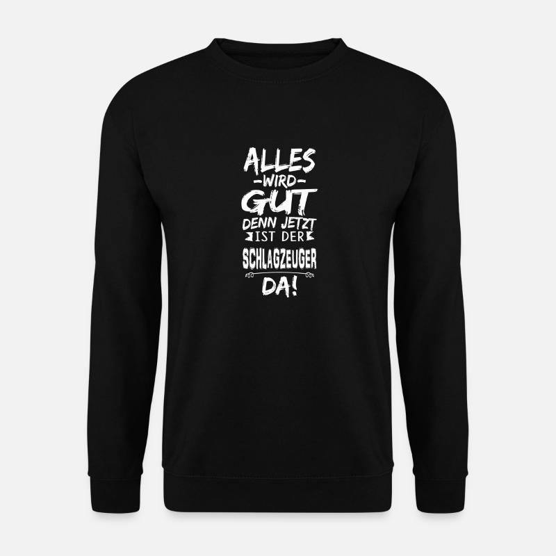 SCHLAGZEUGER - Unisex Pullover - Schwarz
