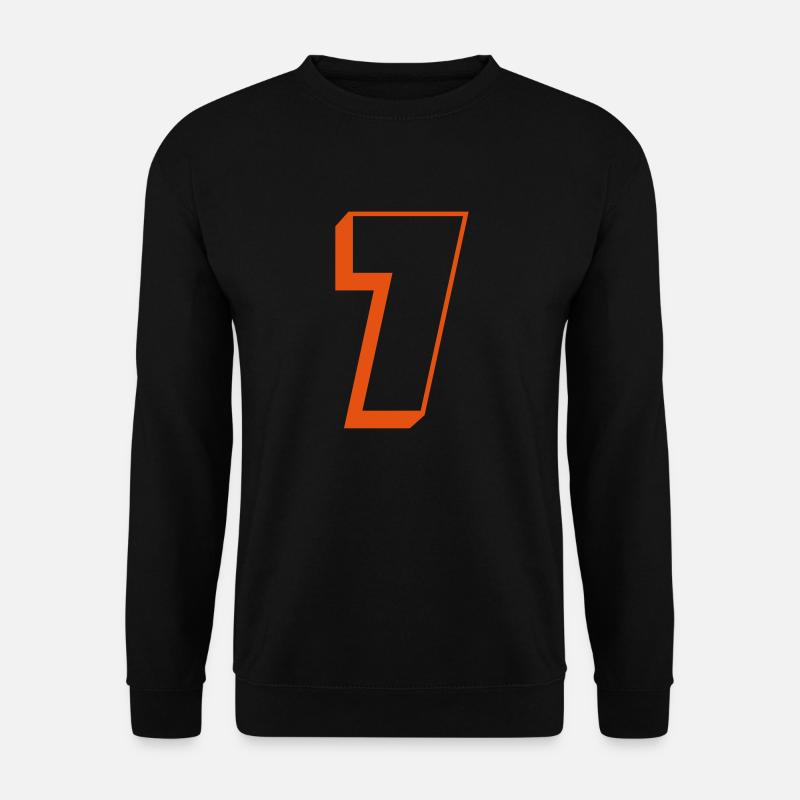 Trikot Nummer 7 - Unisex Pullover - Schwarz