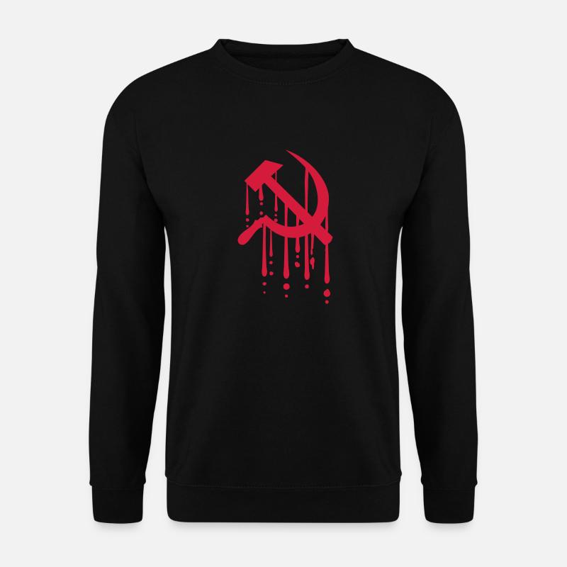 Hammer Sichel Blut - Unisex Pullover - Schwarz