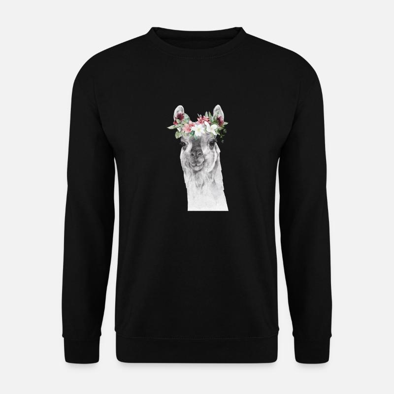 Llama - Unisex Sweatshirt - black