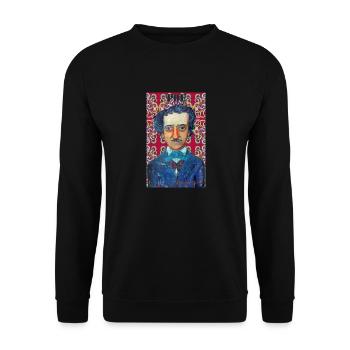 Poe - Unisex Sweatshirt - black - Front - Alina (178cm) & Michal (187cm)