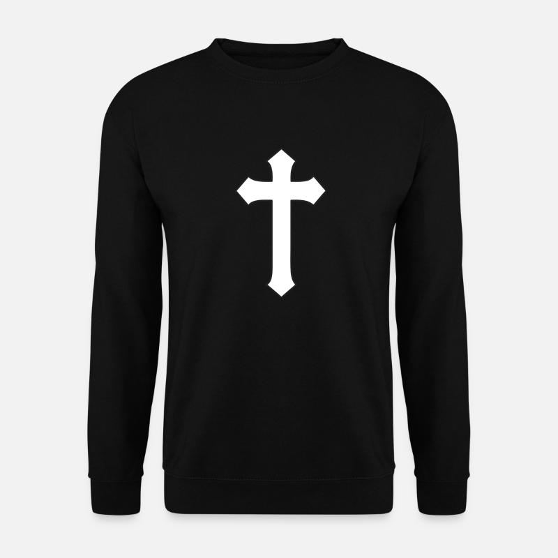 cross - Unisex Sweatshirt - black