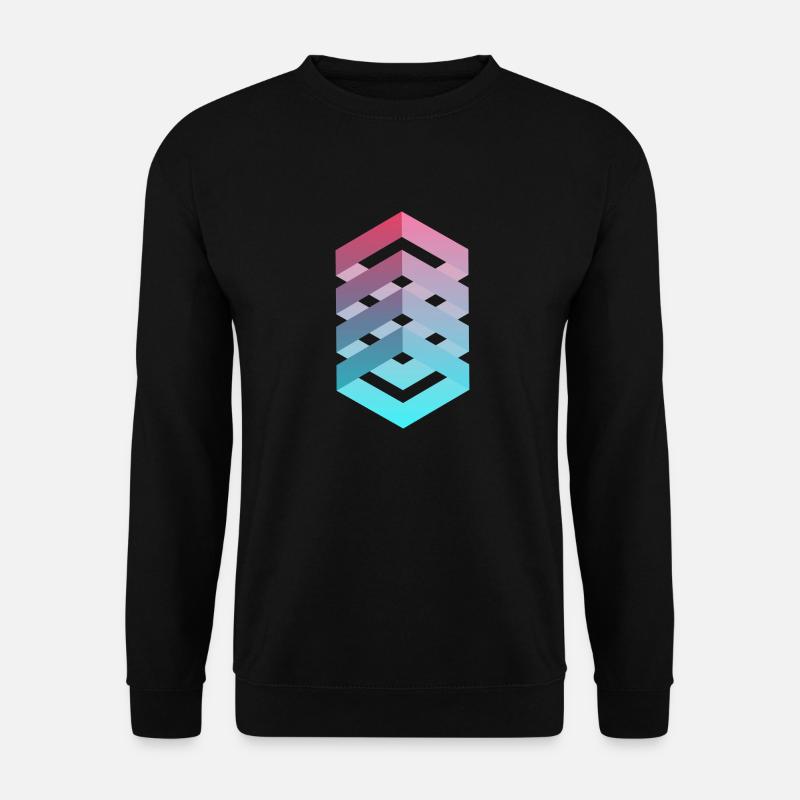 Vapor wave - Unisex Sweatshirt - black