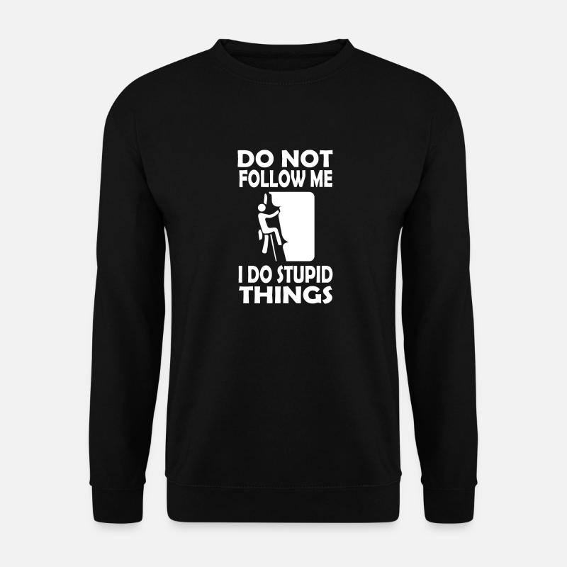 Bouldering Climbing Climbing - Unisex Sweatshirt - black