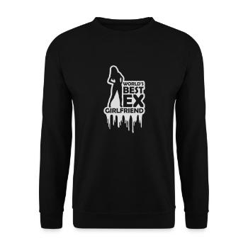 worlds best ex girlfriend - Unisex Pullover - Schwarz - Vorne - Alina (178cm) & Michal (187cm)